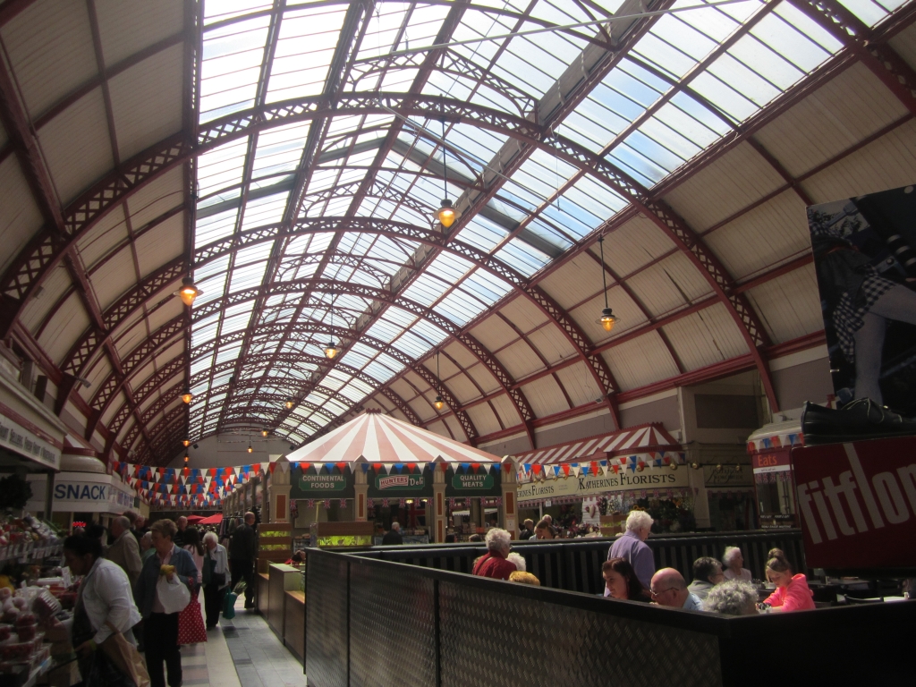 Photograph of the inside of Grainger Market